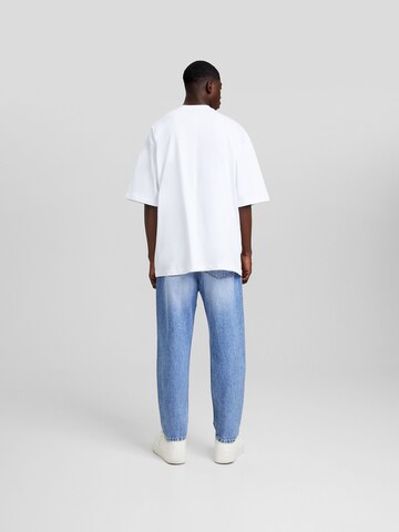 Loosefit Jean Bershka en bleu