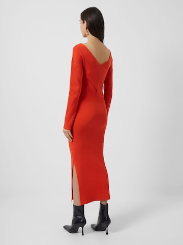 FRENCH CONNECTION Stickad klänning 'Lydia' i röd