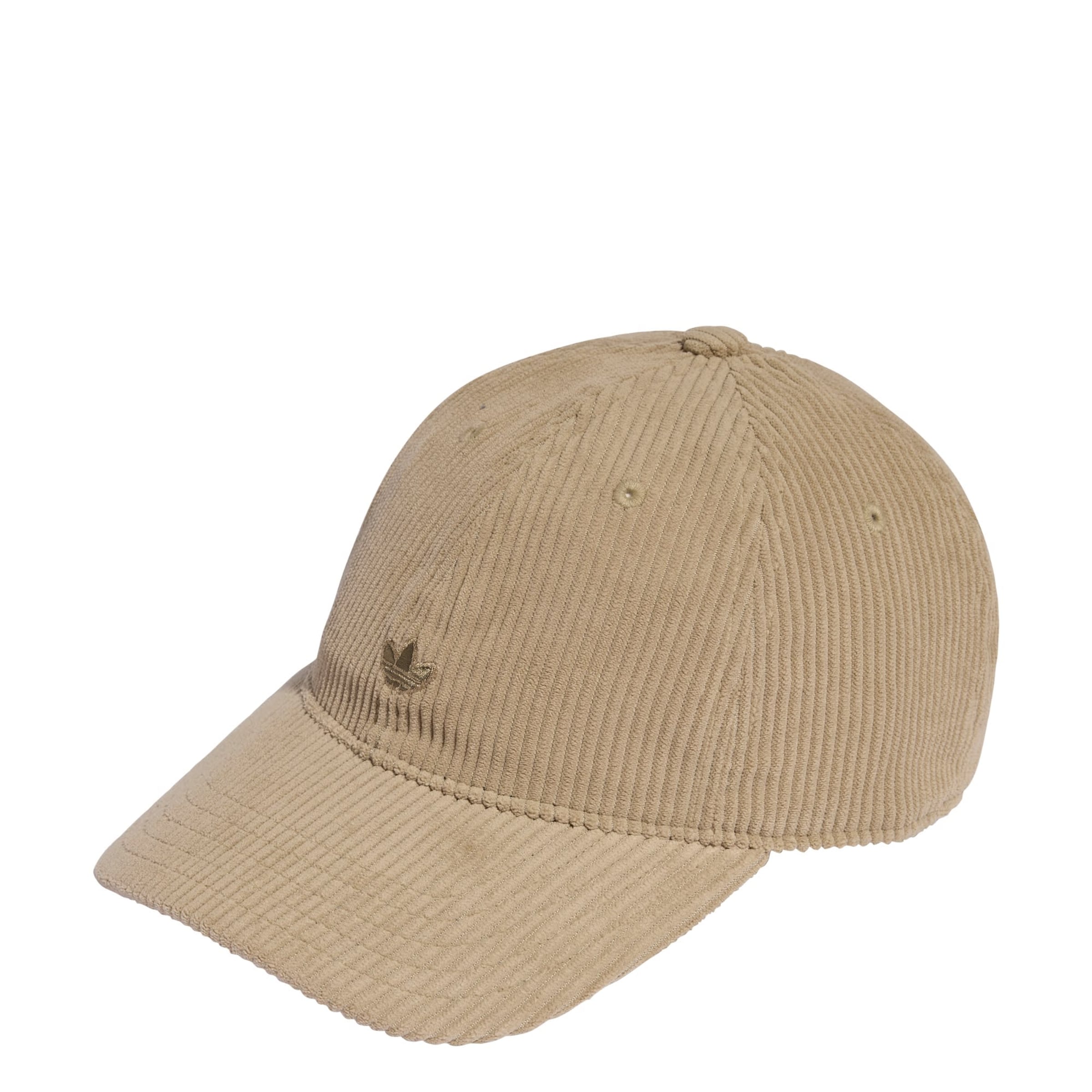 ADIDAS ORIGINALS Cap 'Corduroy Baseball' in Beige: front