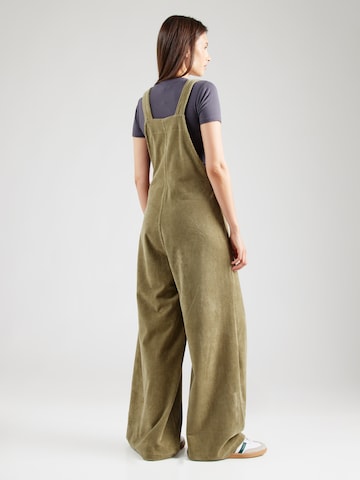 ROXY Wide Leg Latzhose 'BEST DAZE' in Grün