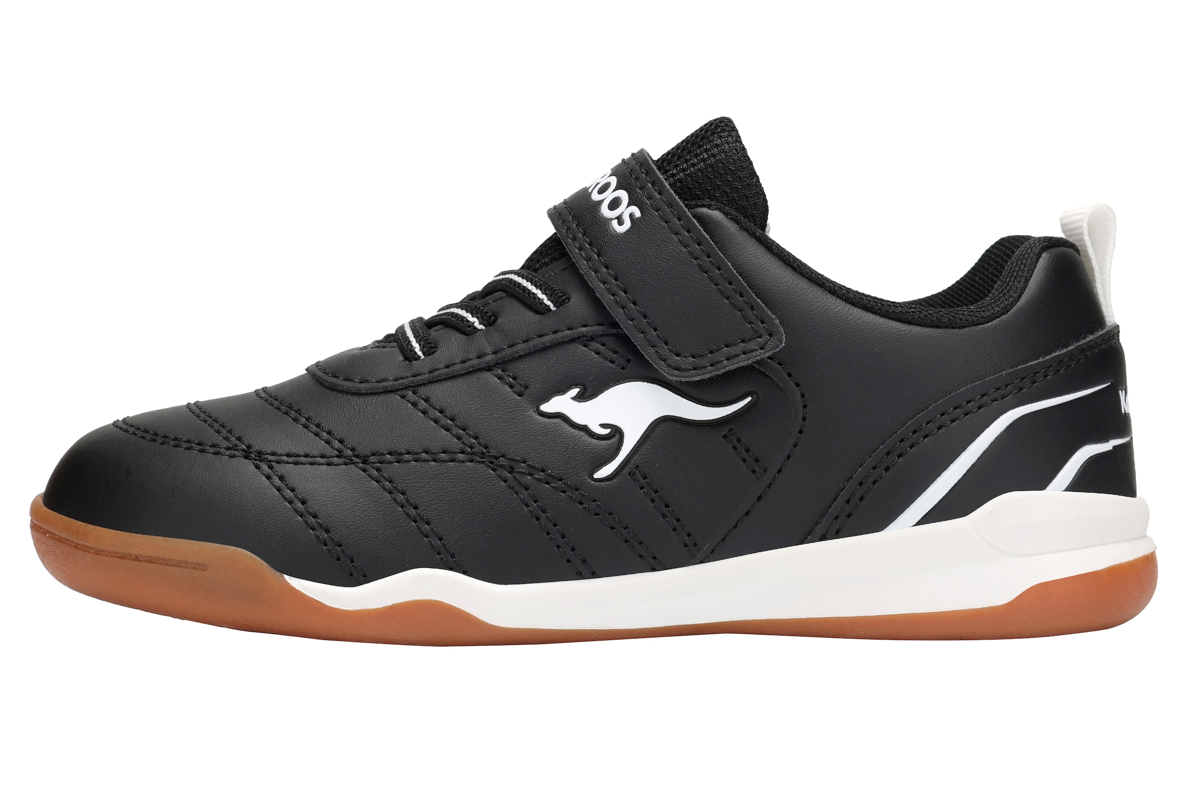 KangaROOS Athletic Shoes in Black: front