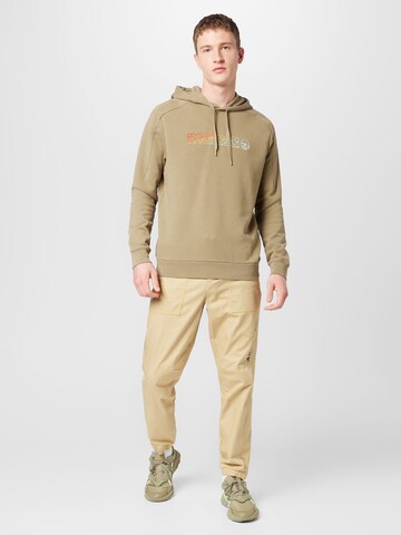 Maloja Sports sweatshirt 'Soffranco' in Brown