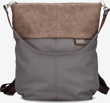 ZWEI Backpack 'OLLI OR12' in Grey: front