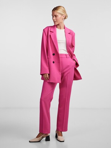 Y.A.S regular Bukser med fals 'LIKKA' i pink