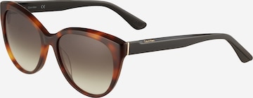 Calvin Klein Zonnebril 'CK22520S' in Bruin: voorkant