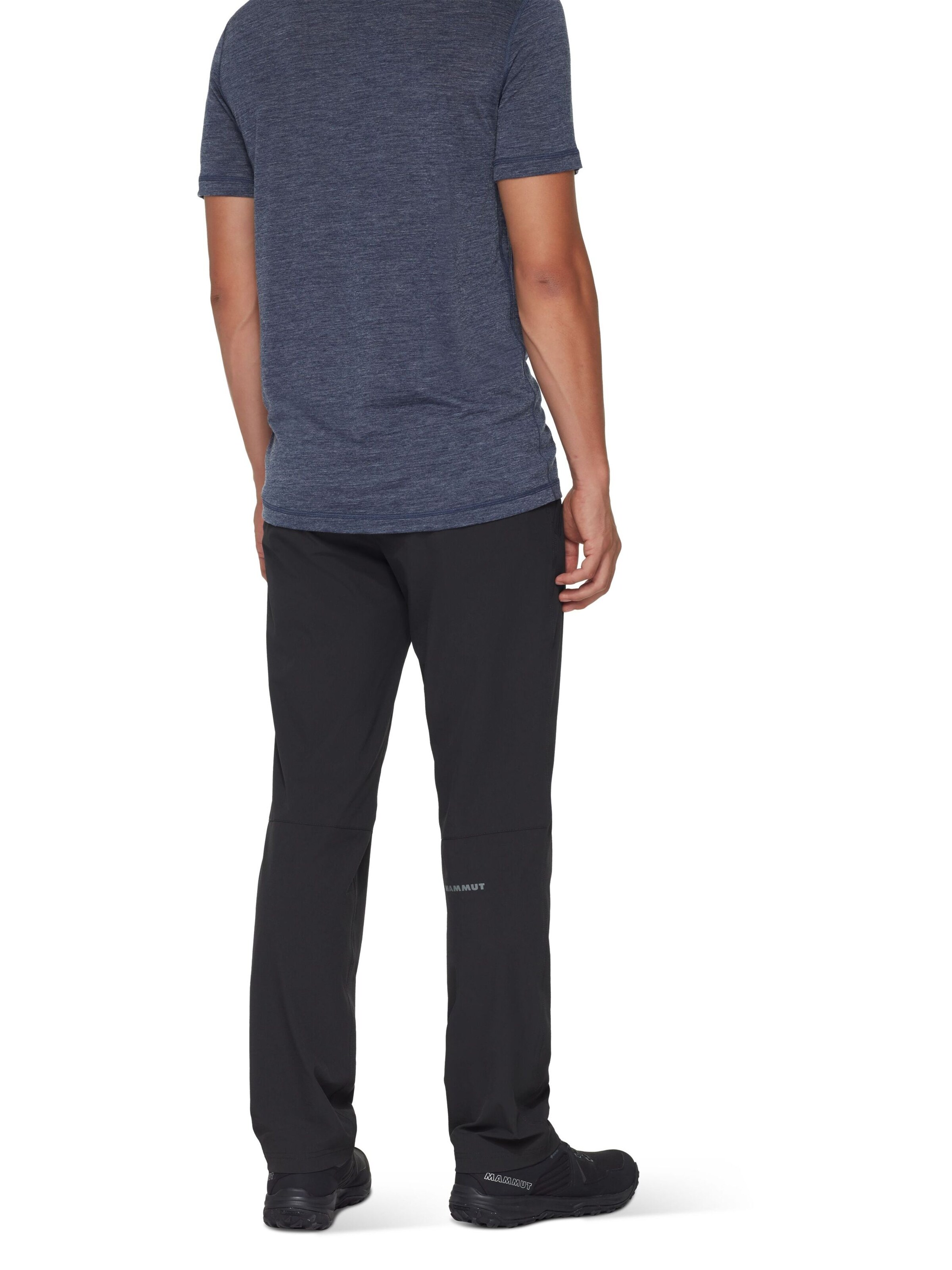 MAMMUT Regularen Outdoor hlače 'Hiking V' | črna barva