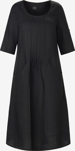 Anna Aura Summer Dress in Black: front