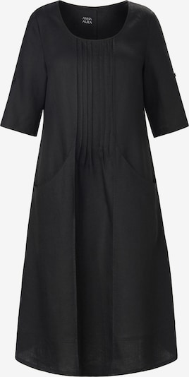 Anna Aura Leinenkleid in schwarz, Produktansicht
