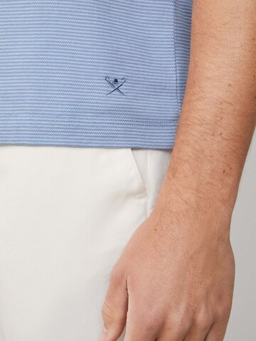Hackett London T-Shirt 'Birdseye' in Blau