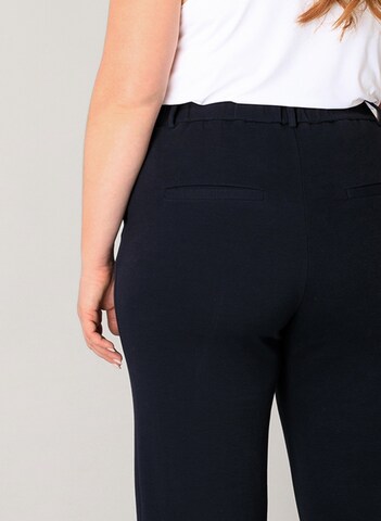 BASE LEVEL CURVY Regular Pants in Blue