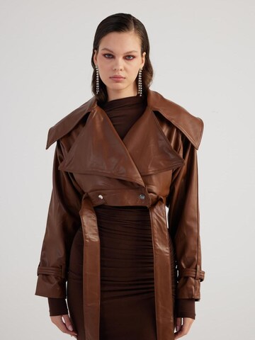 HOLLY LOLLY Jacke in Braun: Vorderseite