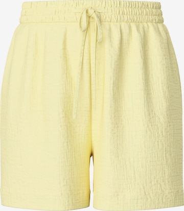 Pantalon 'SASTINA' PIECES en jaune : devant