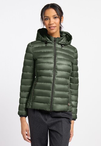 Frieda & Freddies Between-Season Jacket in Green: front