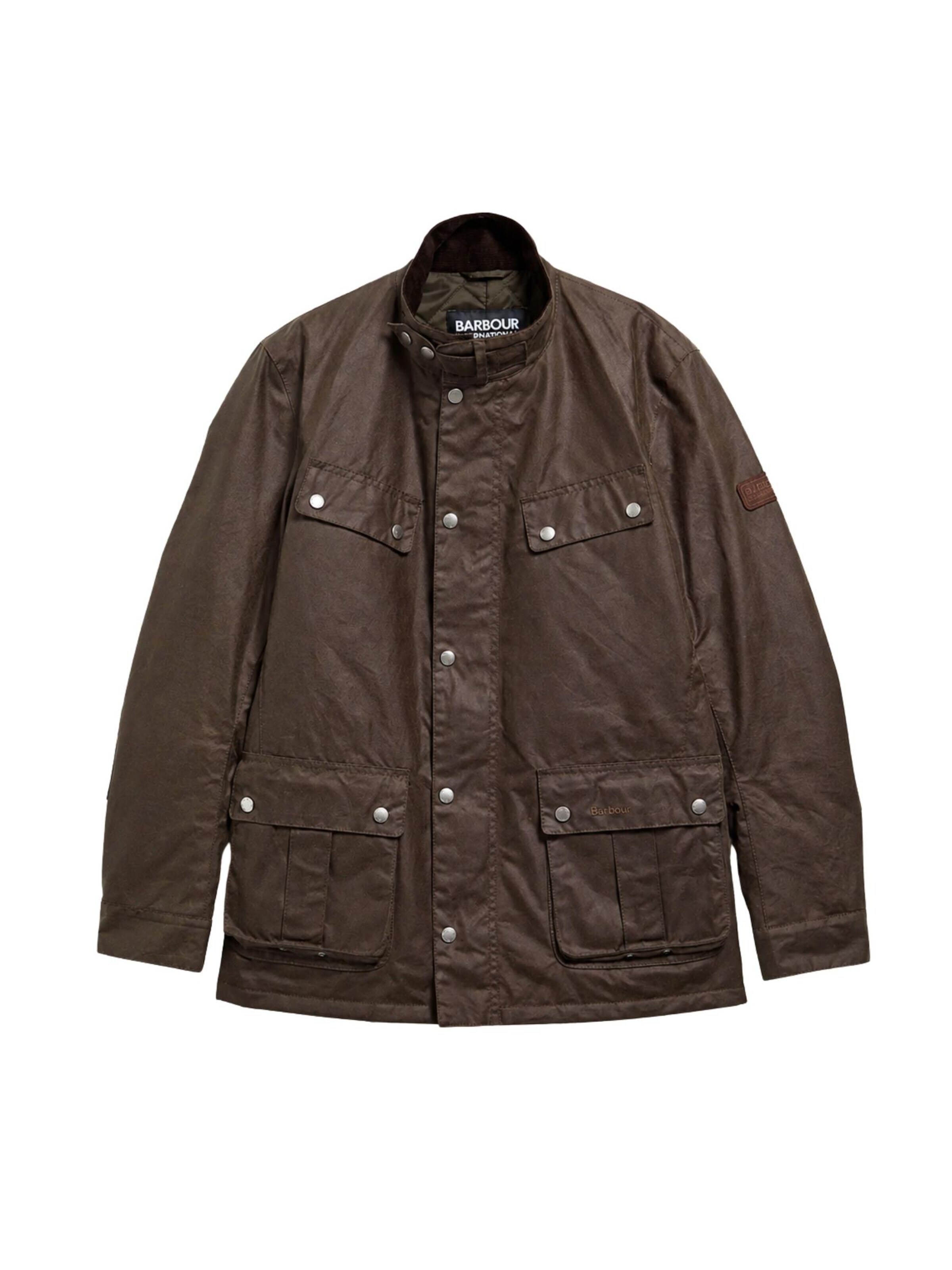 Veste d’hiver 'DUKE' Barbour International en marron : devant