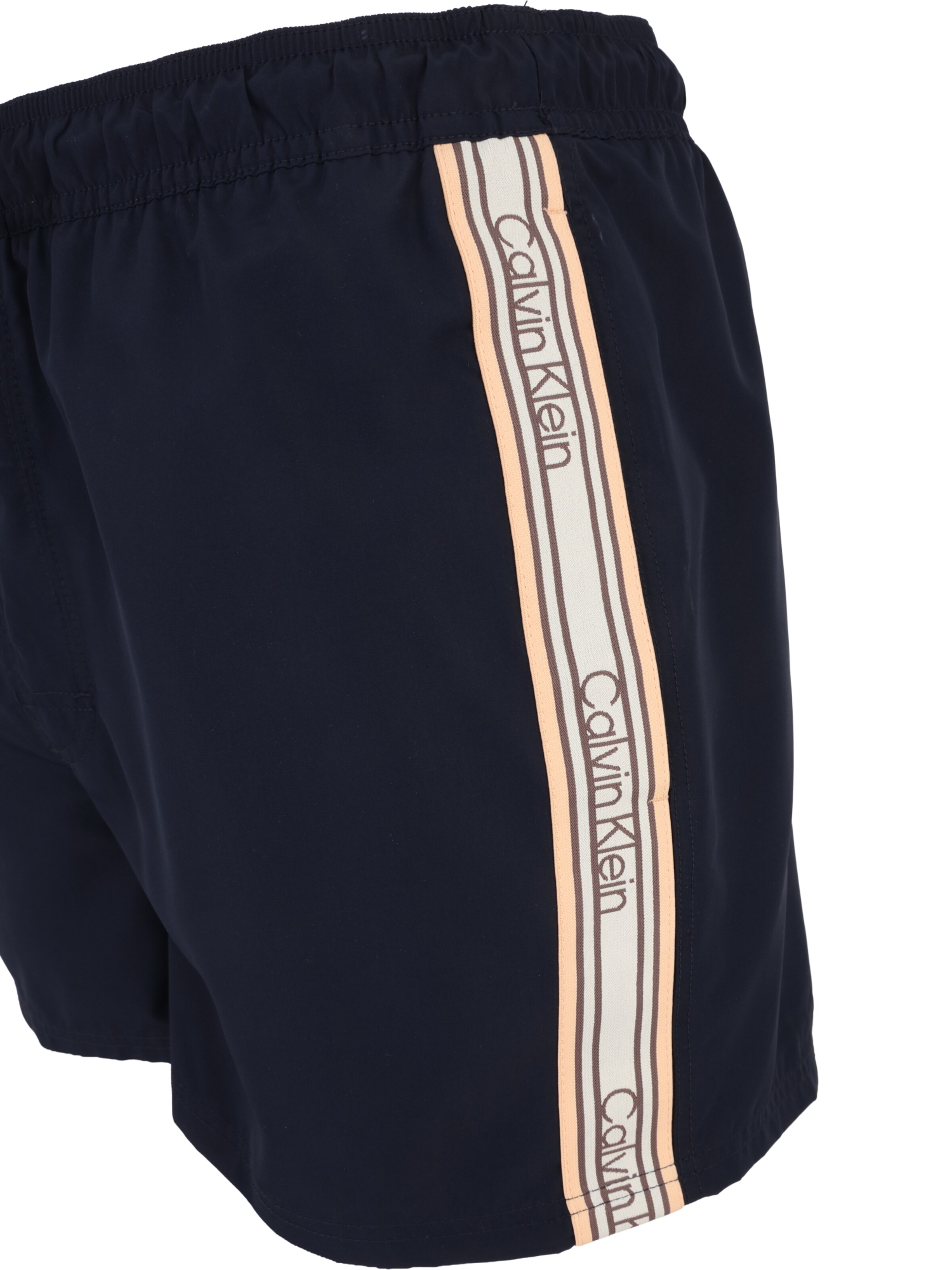 Calvin Klein Swimwear Regular Uimashortsit 'Drawstring' värissä sininen