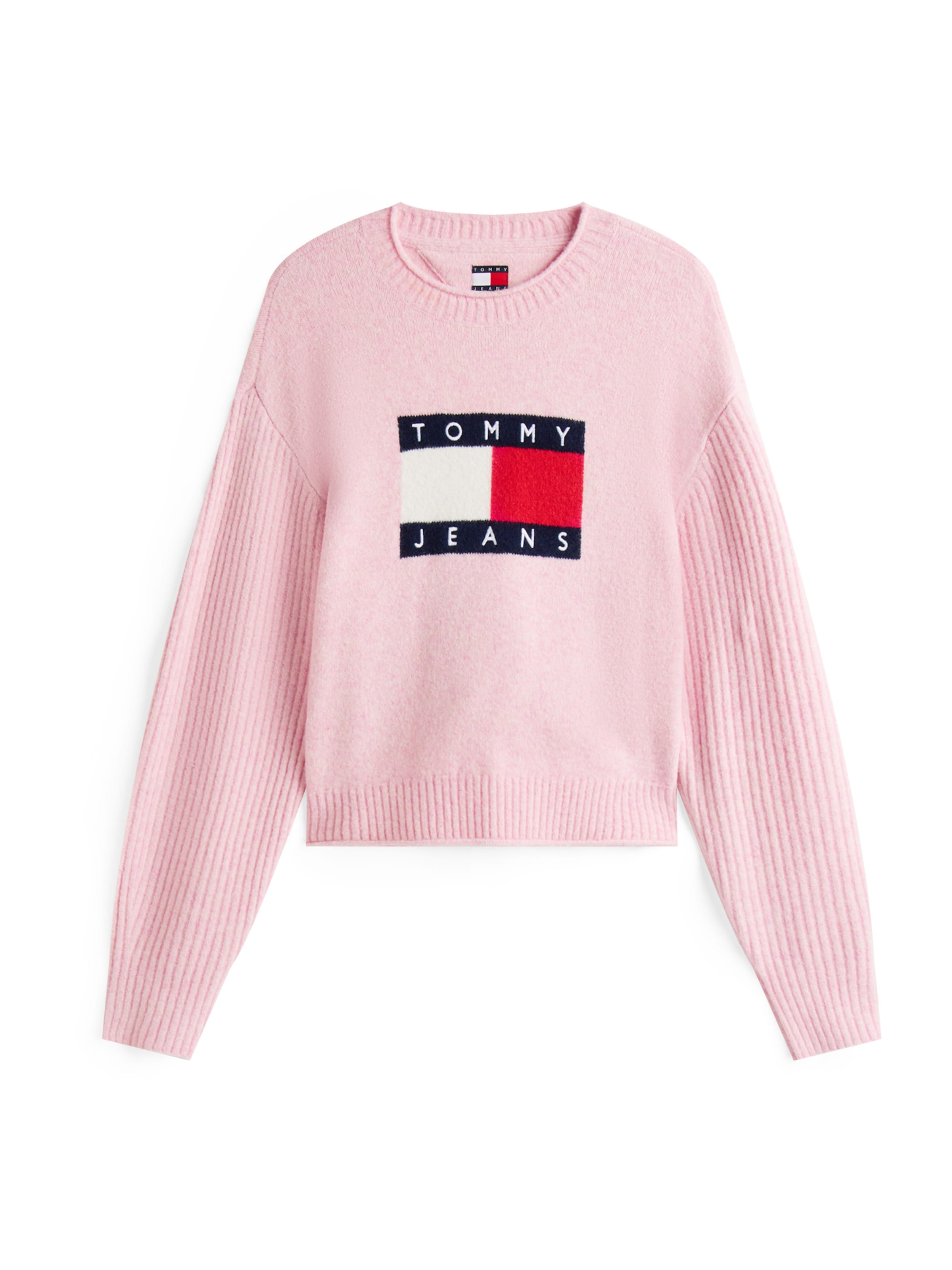 Tommy Jeans Pullover in Pink: Vorderseite