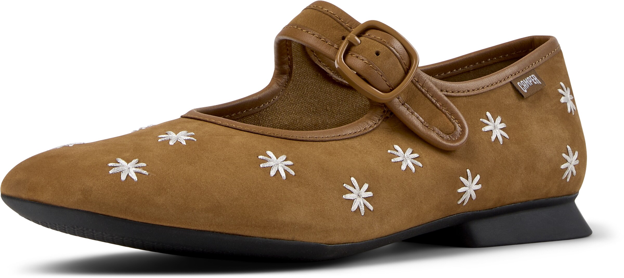 CAMPER - Sabrina com tiras ' Casi Myra ' em castanho: frente