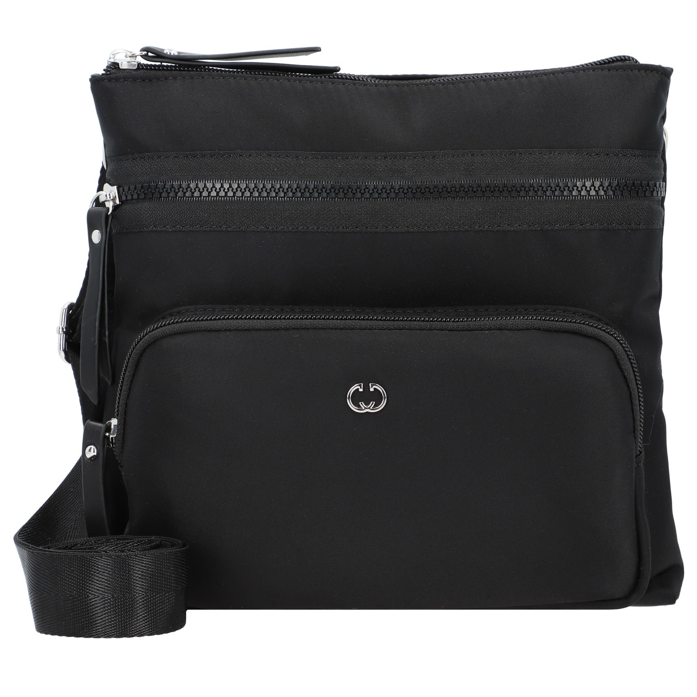 GERRY WEBER Schoudertas 'Echoes' in Zwart: voorkant