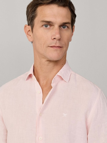 Hackett London Regular Fit Hemd 'ESS' in Pink