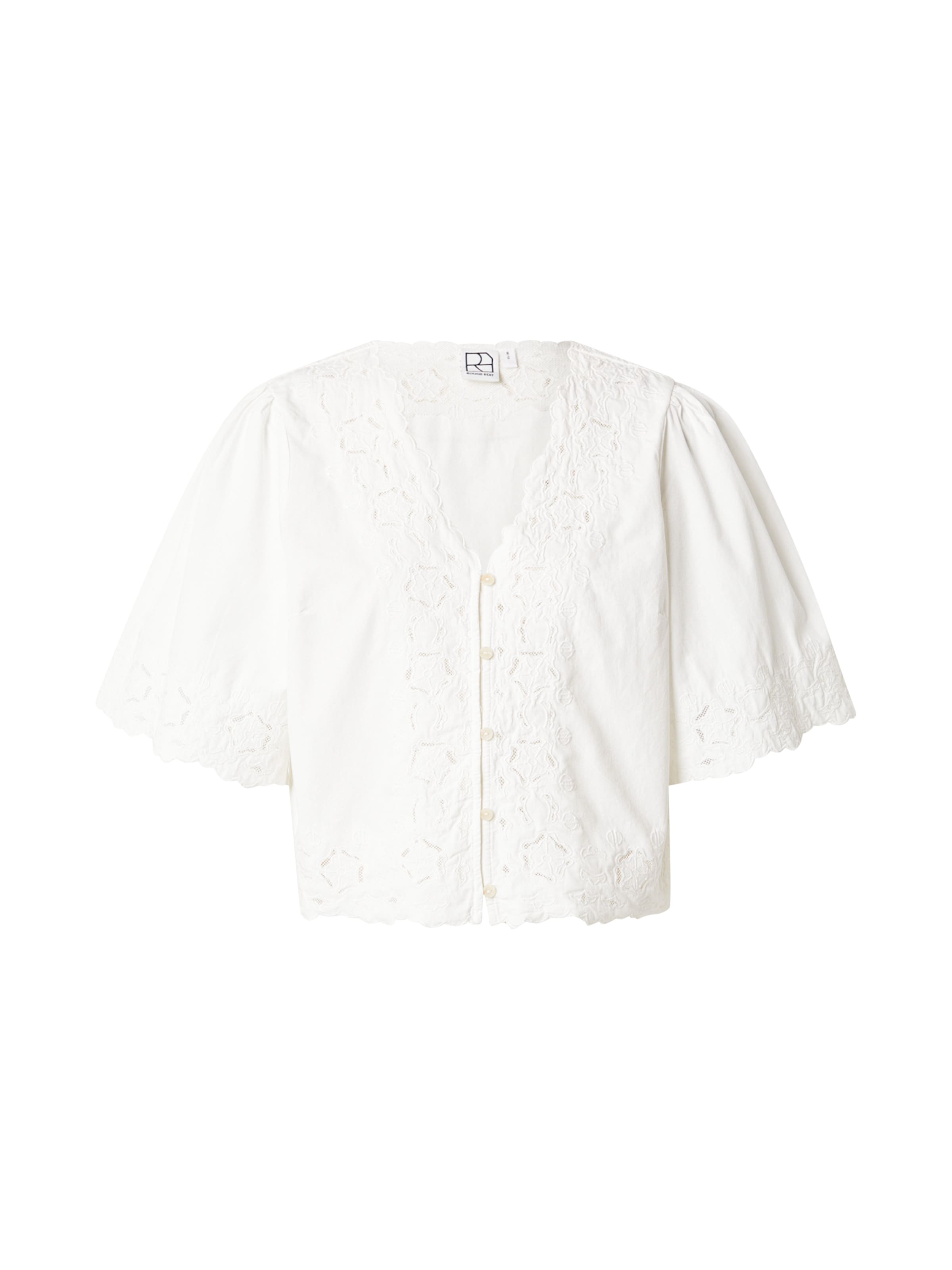 Chemisier 'ROUAMORY' ROUGE EDIT en blanc : devant