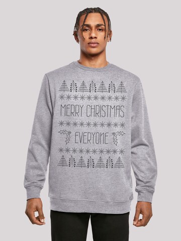 F4NT4STIC Sweatshirt in Grey: front