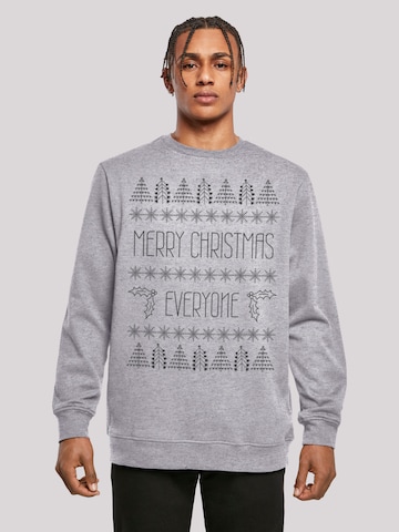 Sweat-shirt F4NT4STIC en gris : devant