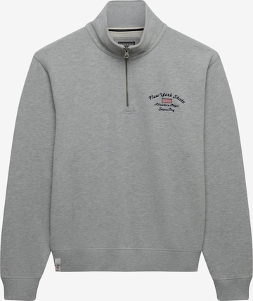 Sweat-shirt 'Athletic Essentials' Superdry & Co en gris : devant