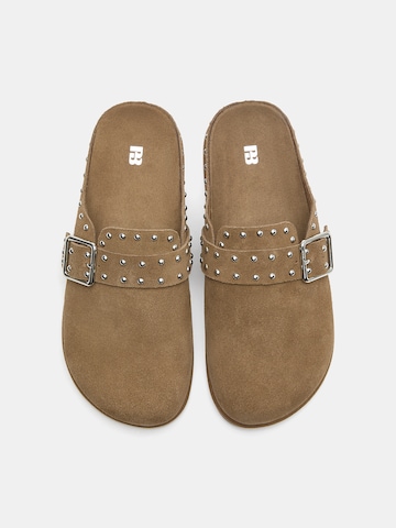 Pull&Bear Mule in Beige