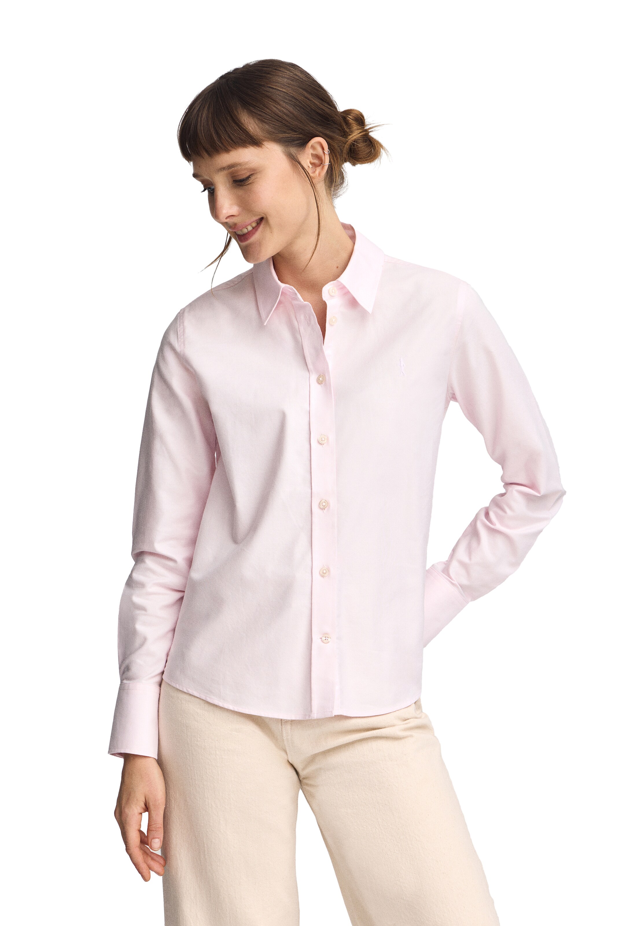 Polo Club Blouse in Pink: front