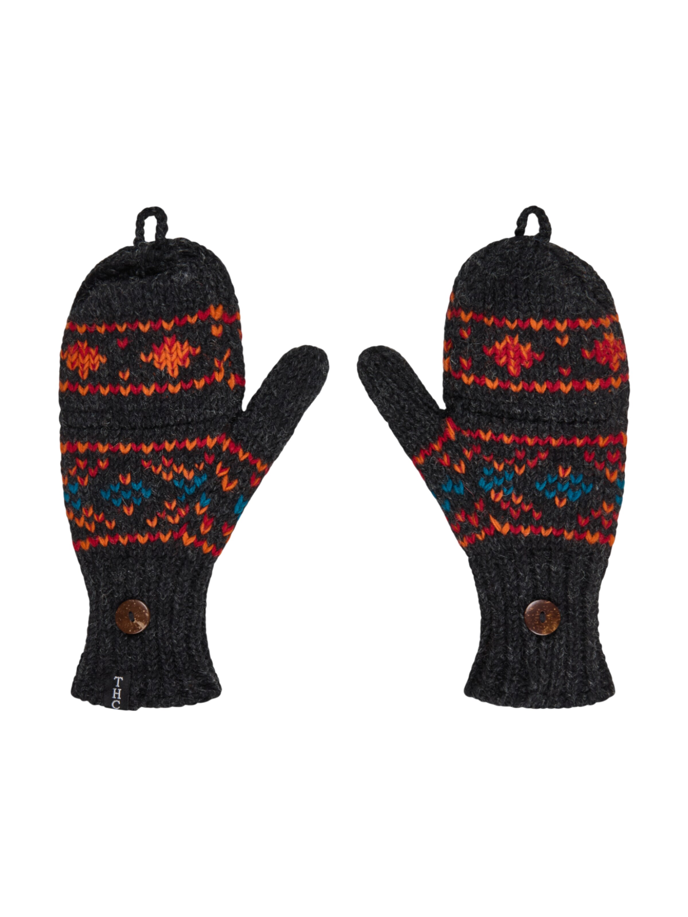 THC Natural Line Mittens '819' in Mixed colors: front