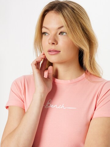 BENCH T-shirt 'Abelia' i rosa