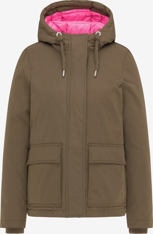 MYMO Winter Jacket in Brown: front
