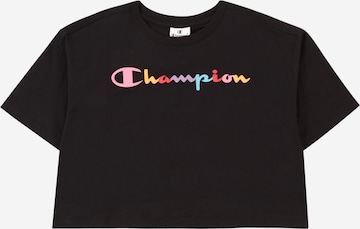 Champion Authentic Athletic Apparel Μπλουζάκι σε μαύρο: μπροστά