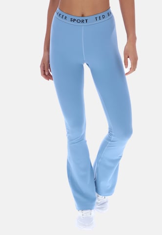 Ted Baker Flared Leggings 'Christine Essentials' in Blue: front