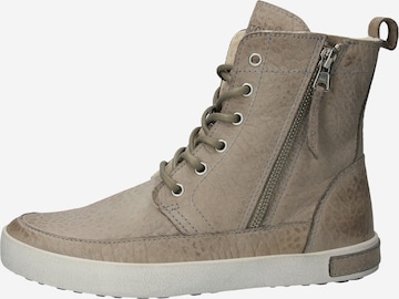 Baskets hautes BLACKSTONE en gris : devant