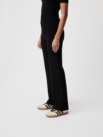 évasé Pantalon 'Enie' LeGer by Lena Gercke en noir