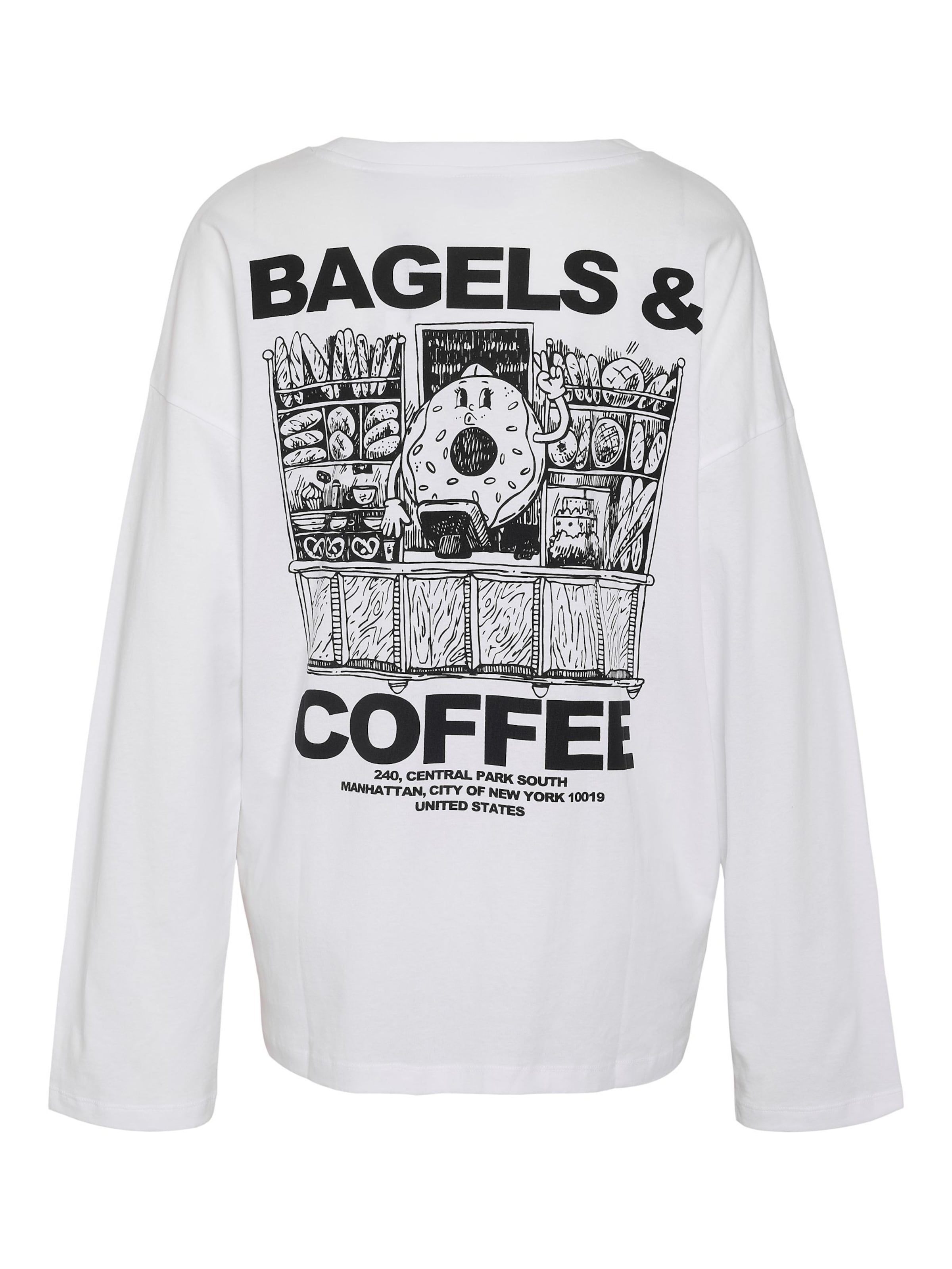 Noisy may Shirts 'NMIDA' i hvid