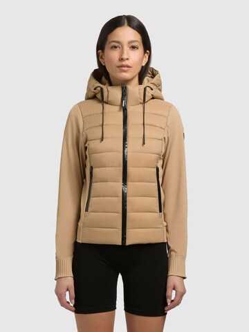 khujo Overgangsjakke ' TIHA ' i beige: forside