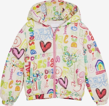 Desigual Talvitakki värissä valkoinen: etupuoli