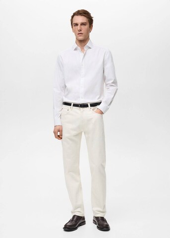 MANGO MAN Regular fit Button Up Shirt 'Donosti' in White
