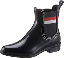 TOMMY HILFIGER Chelsea Boots u tamno plavoj / crvenoj / bijeloj boji