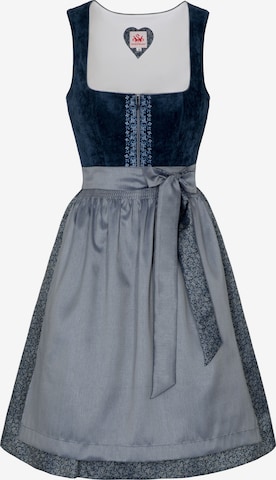 Dirndl 'Demo' SPIETH & WENSKY en bleu : devant
