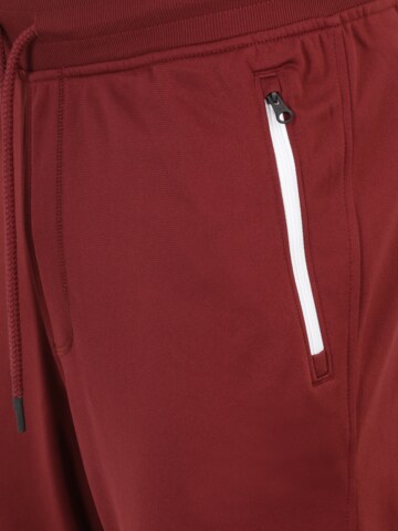 Tapered Pantaloni sportivi di UNDER ARMOUR in rosso