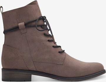 MARCO TOZZI Lace-up bootie in Brown