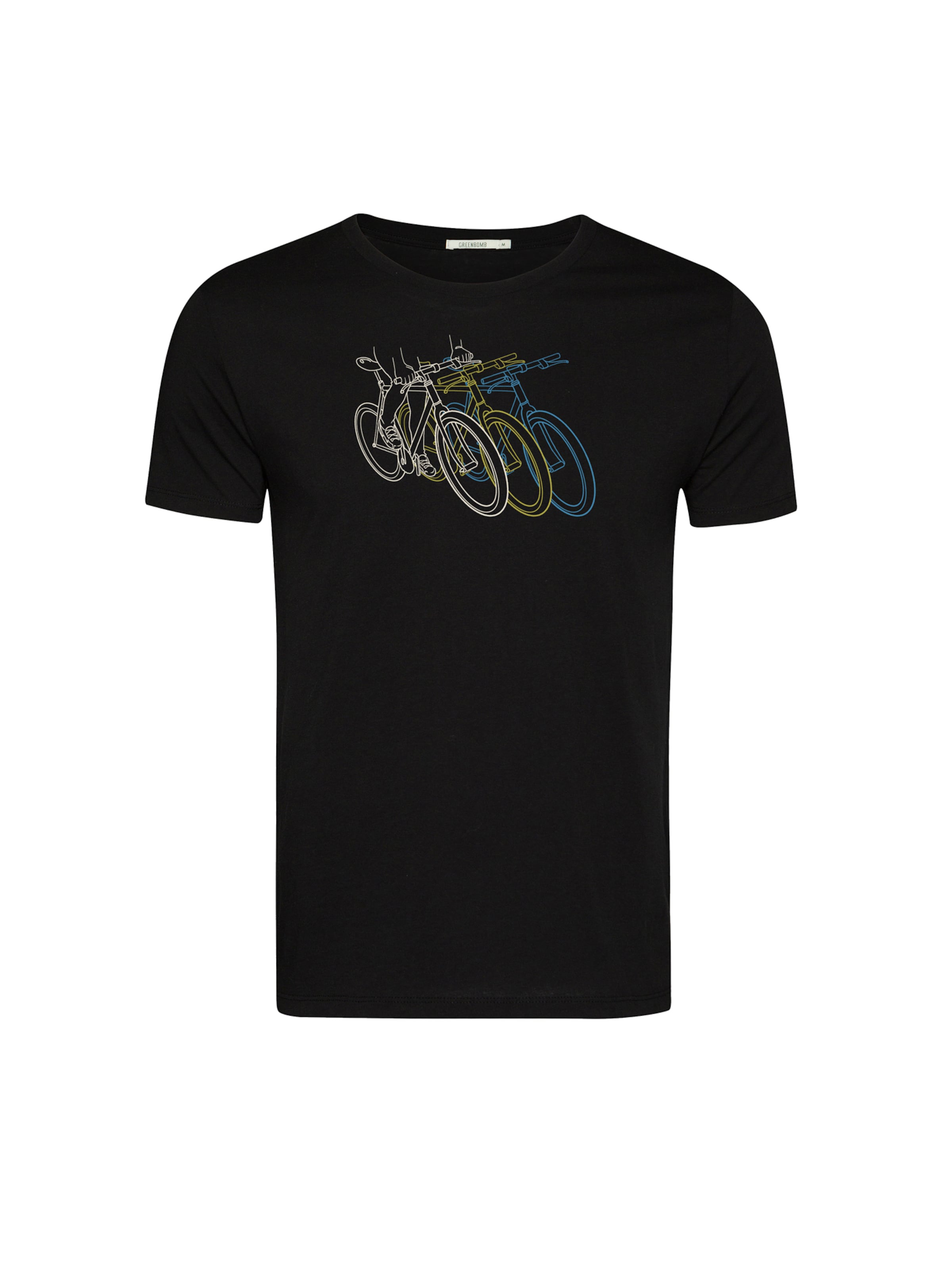 GREENBOMB Shirt ' Guide Race ' in Black: front