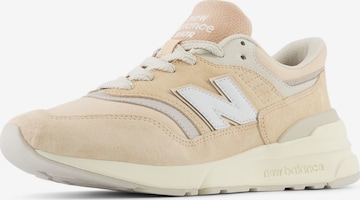 Baskets basses '997R' new balance en rose : devant