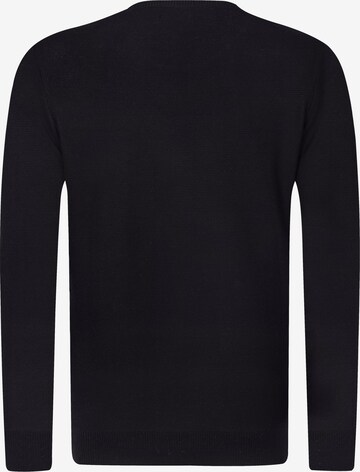 DENIM CULTURE Pullover 'GIANLUCA' in Schwarz