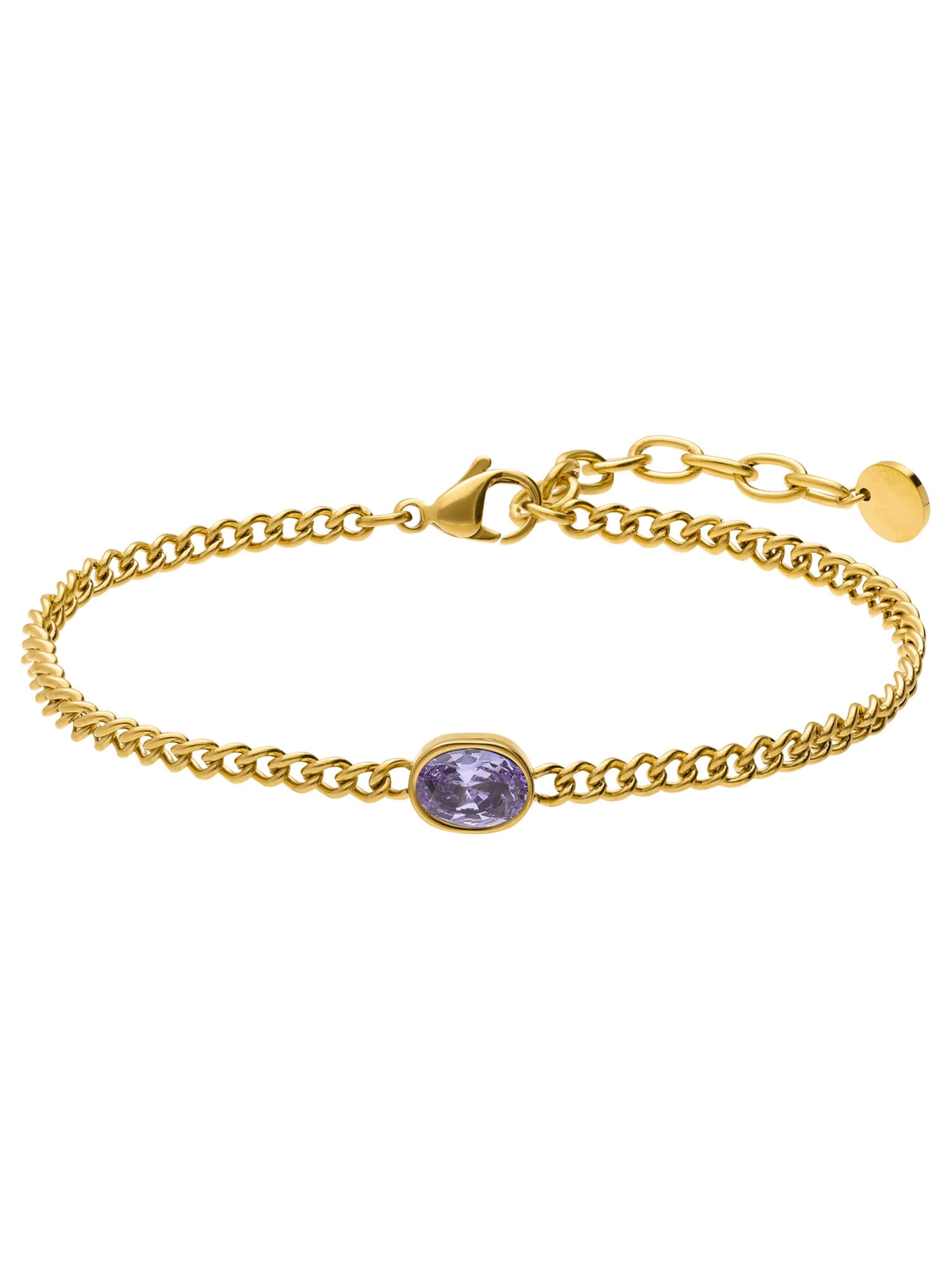 Lucardi Armband in Gold: Vorderseite