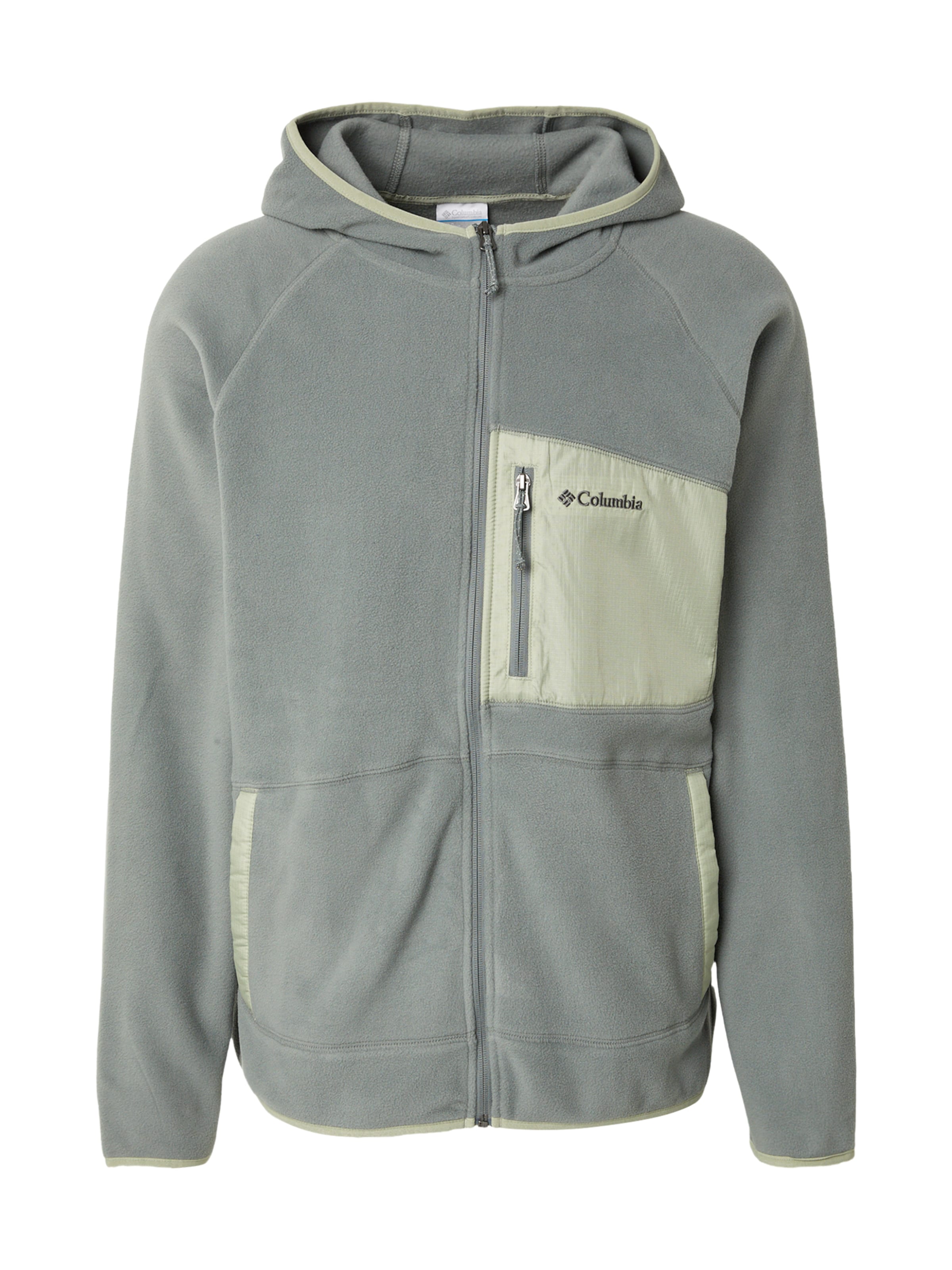 COLUMBIA Athletic fleece jacket 'Fast Trek™' in Green: front