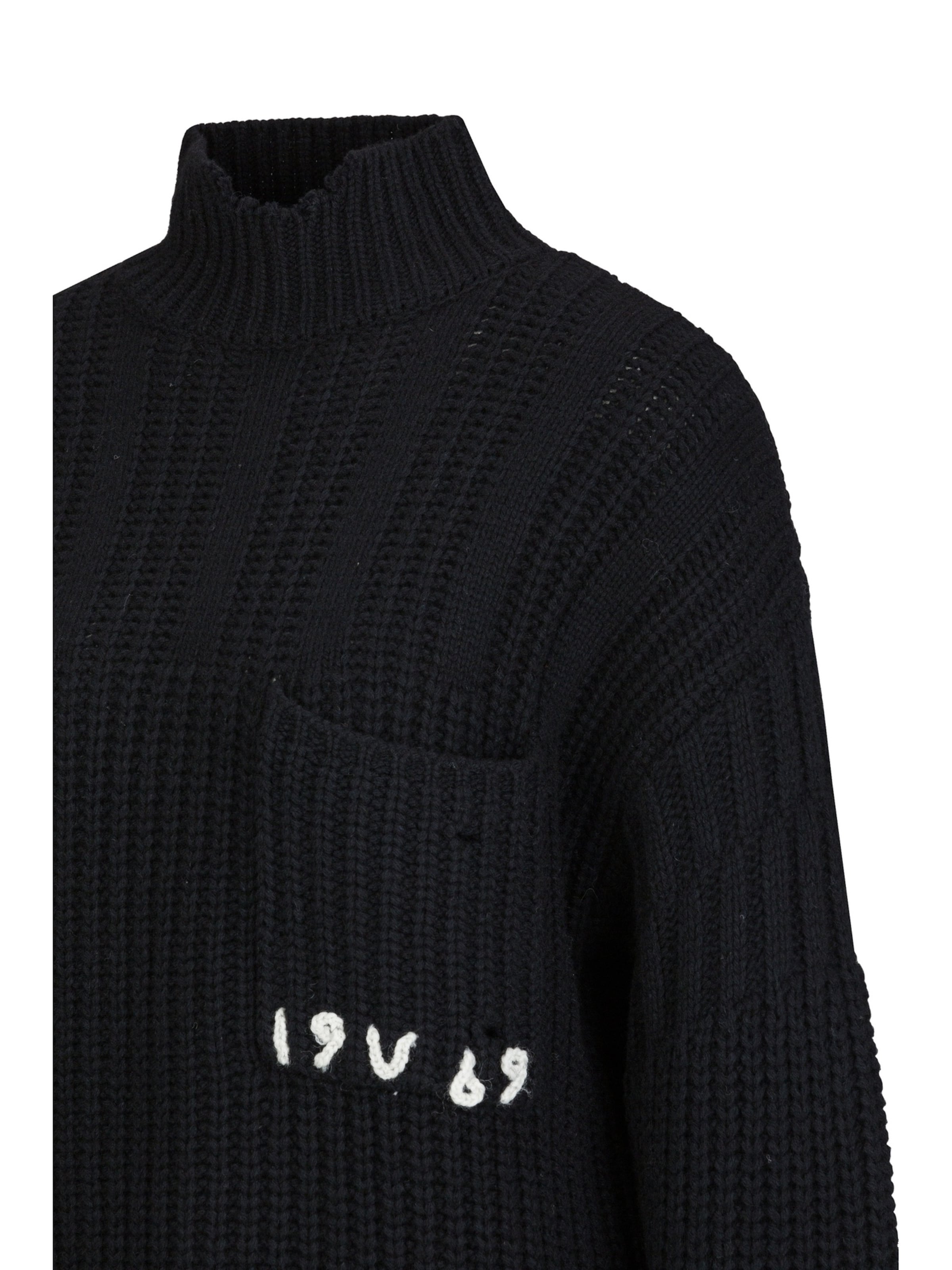 Pull-over 'Rosanna' 19V69 ITALIA en noir